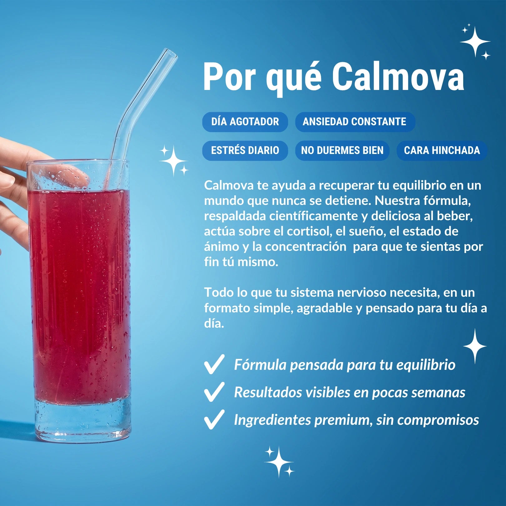 Menos cortisol, más calma