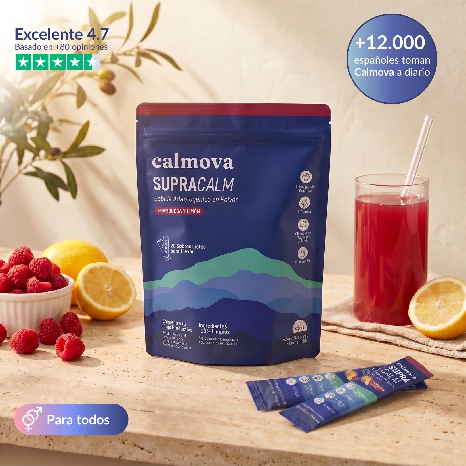 Menos cortisol, más calma