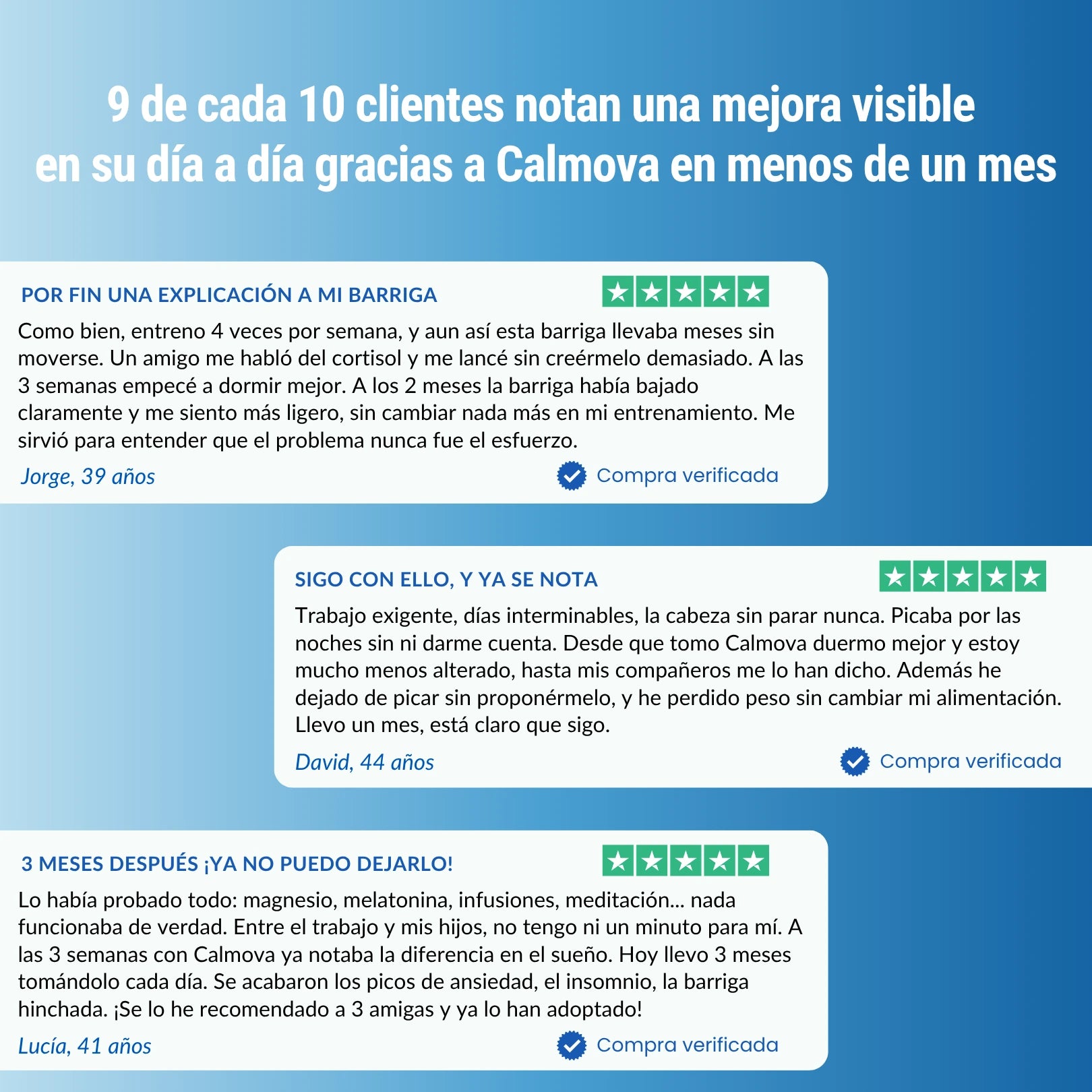 Menos cortisol, más calma